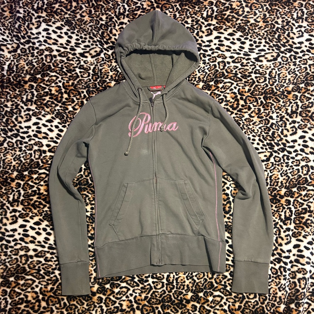 Y2K puma zip up